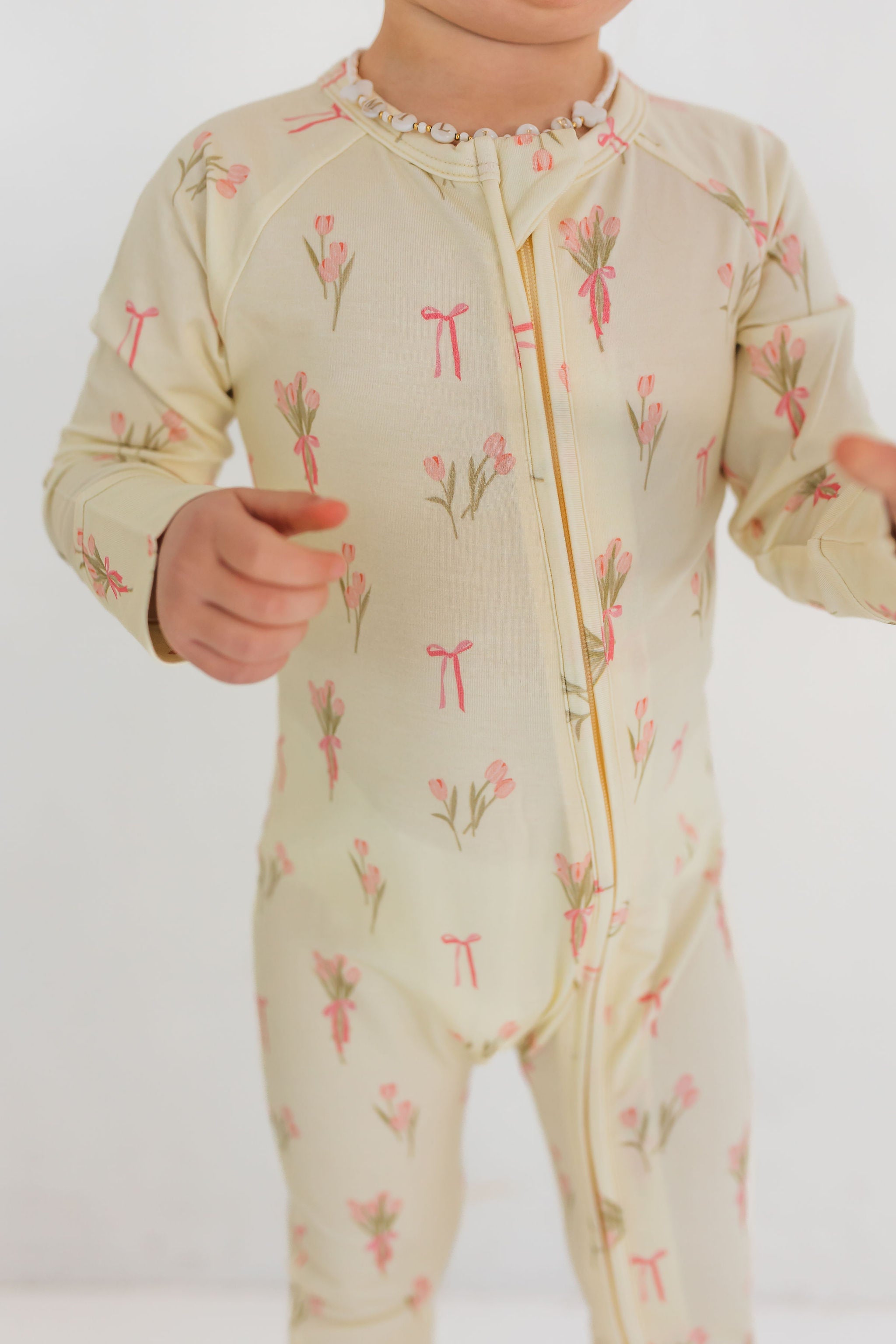 Tulip Fields Zipper Romper – In My Jammers
