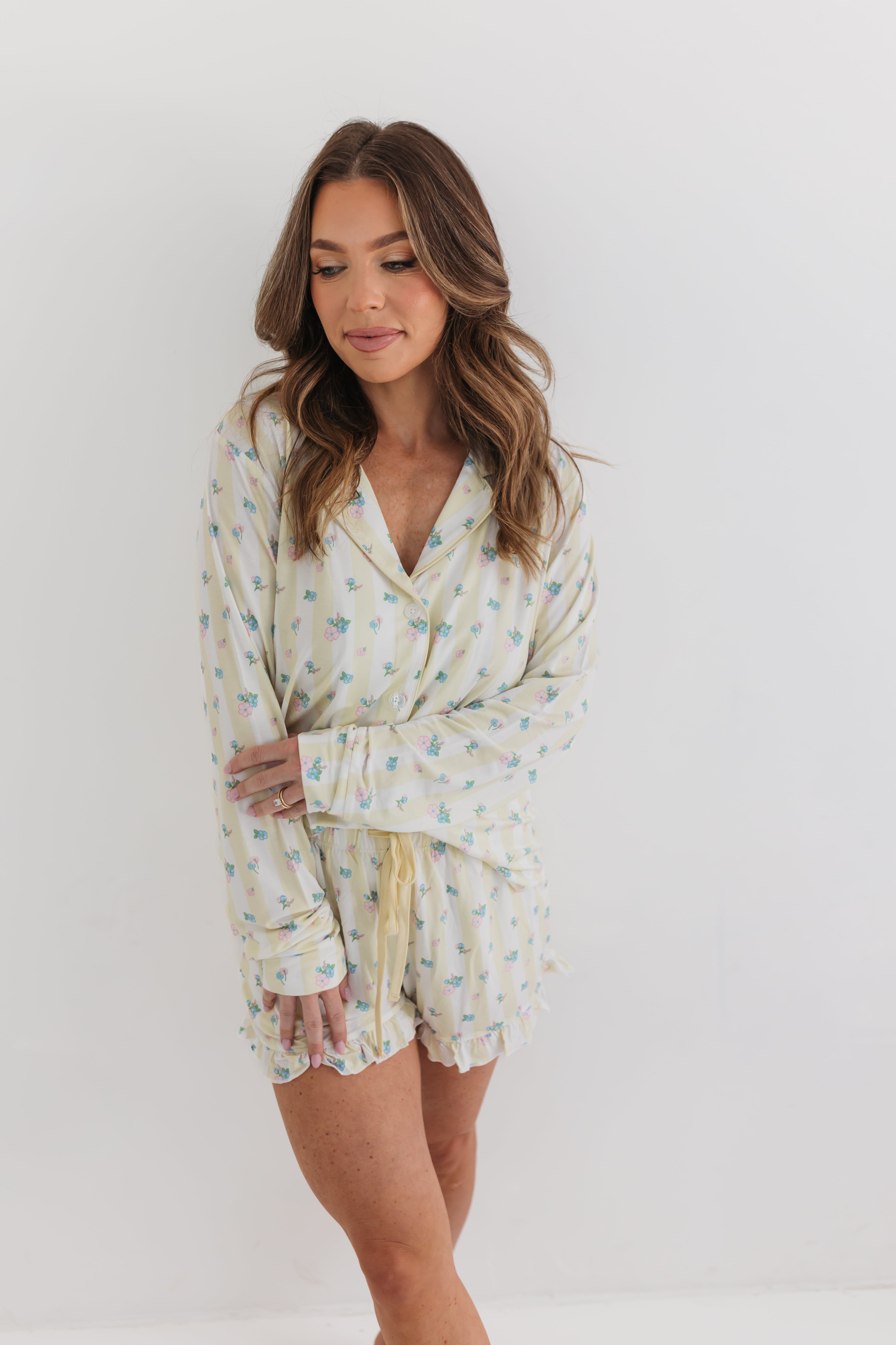 long sleeve dress pajamas Tataai Womens Long Sleeve Nightgown Loose Fit Winter Sleepwear Knee Length Casual Dress Pajama for Home Sleep Gift, Women's, Size: Medium, White