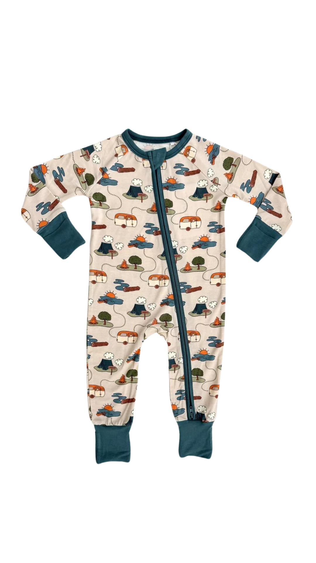 Little Sleepies 12-18m Happy cheapest Camper Zippy Romper