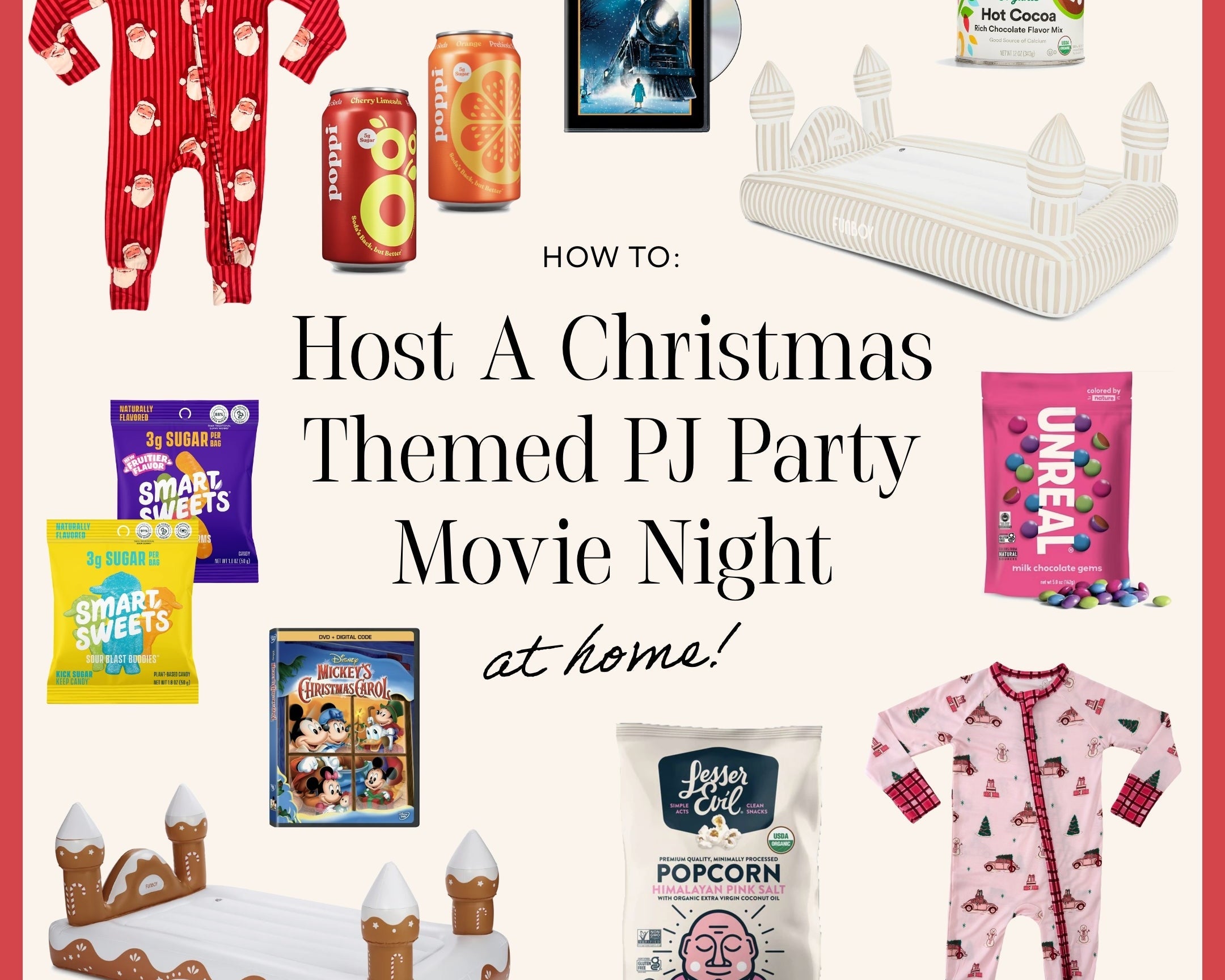 How to Host the Ultimate Holiday Movie Night: Cozy Decor, Hot Cocoa Bar & Festive Pajamas