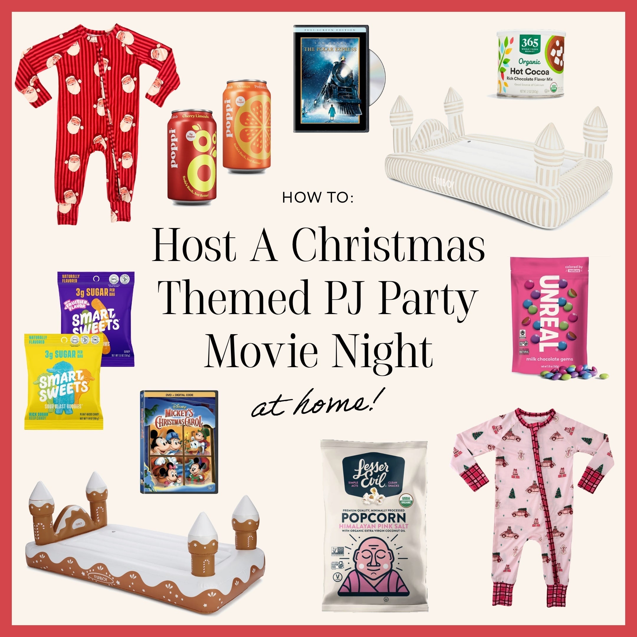 How to Host the Ultimate Holiday Movie Night: Cozy Decor, Hot Cocoa Bar & Festive Pajamas