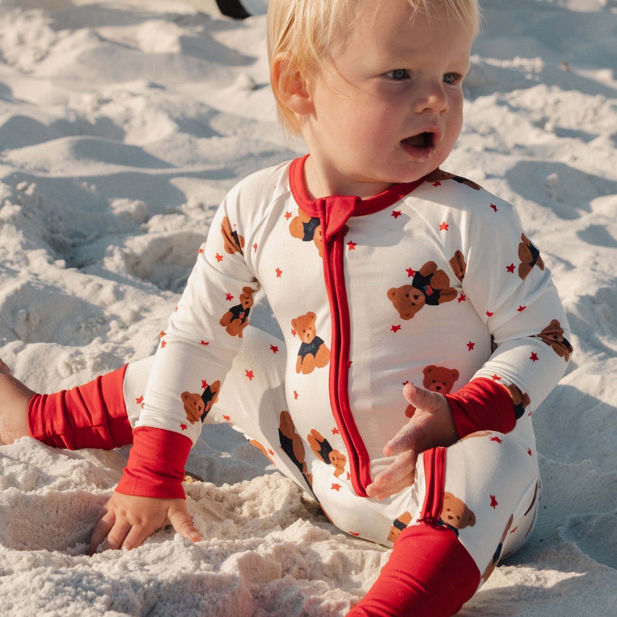 Boy Zipper Rompers