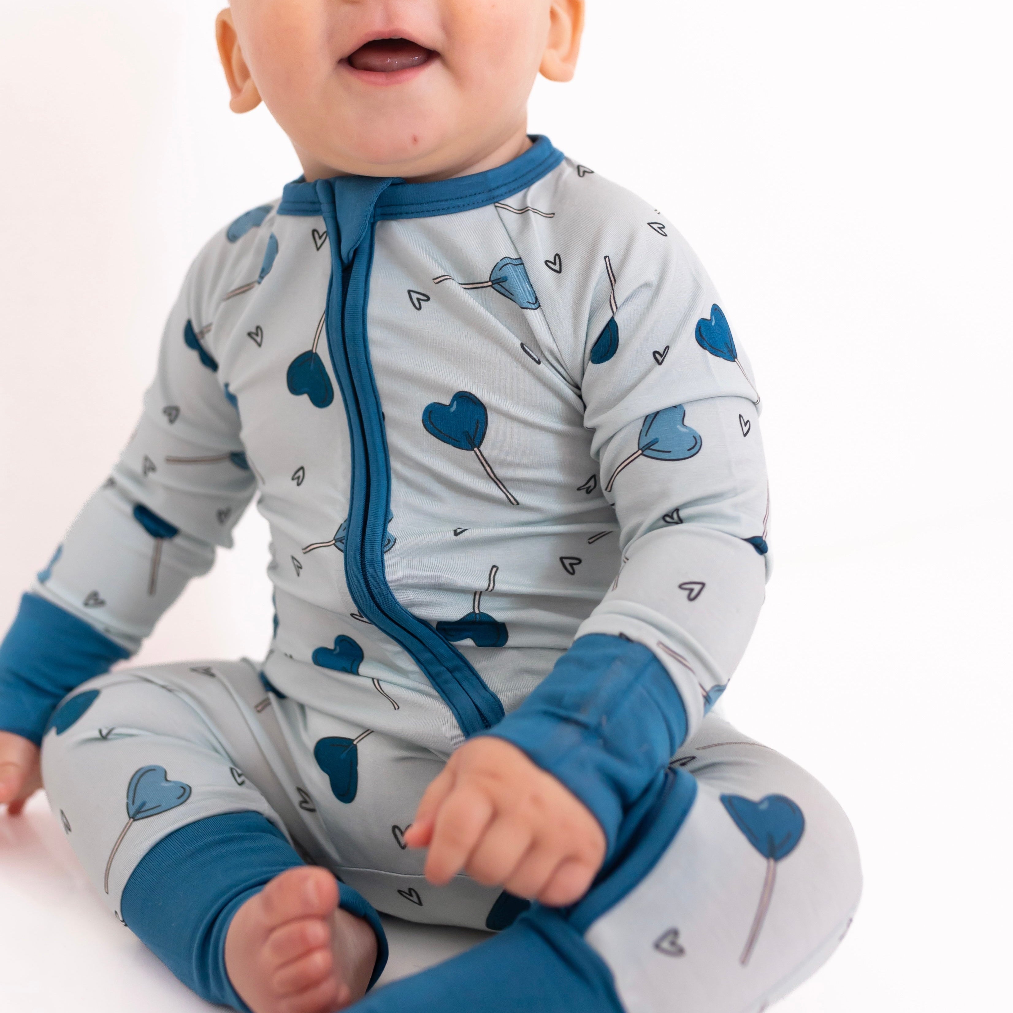 Boy Zipper Rompers