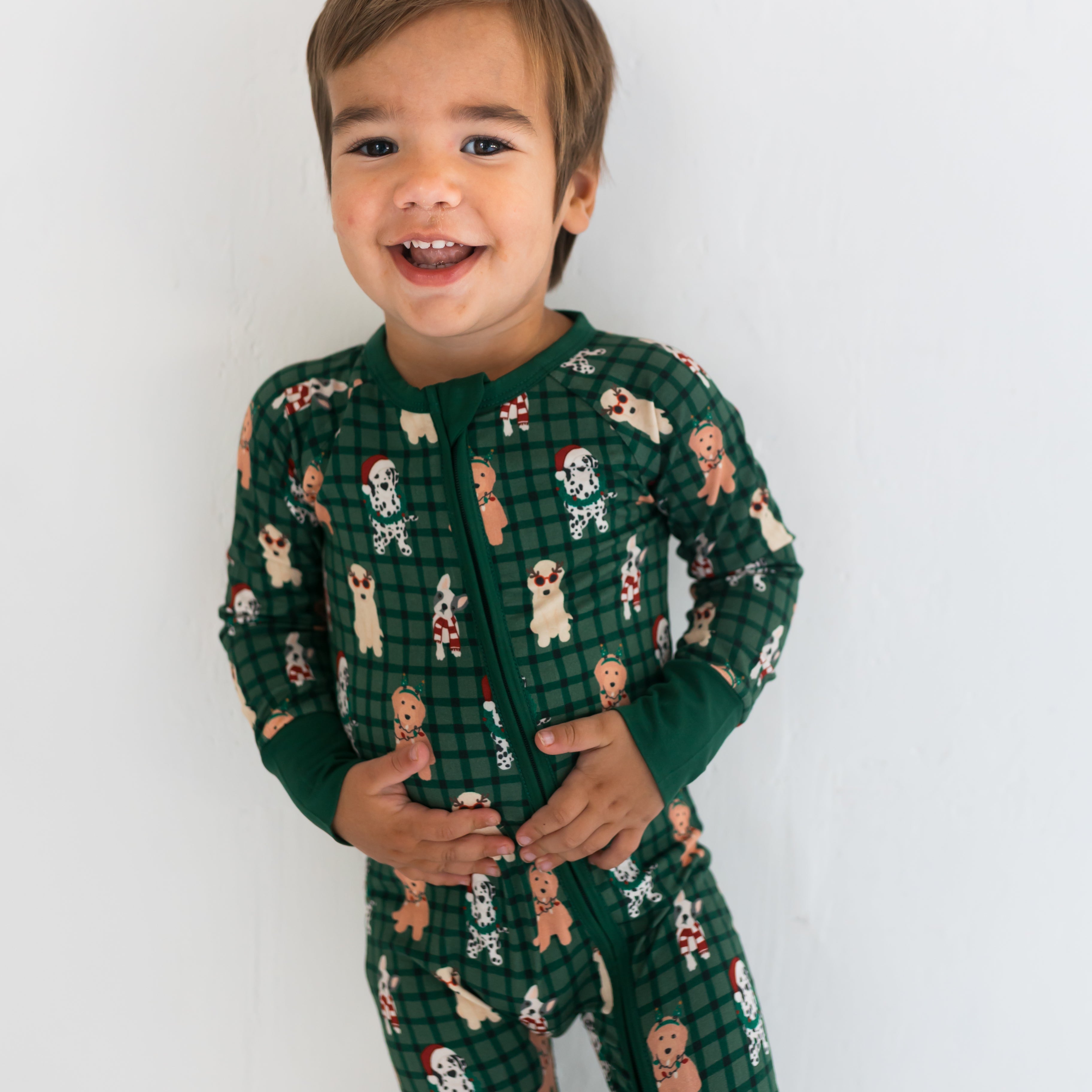 Boy Zipper Rompers