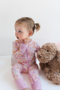 Birthday Girl Zipper Romper