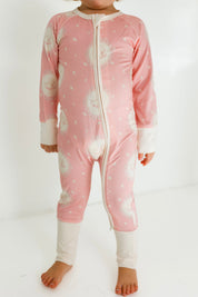 Sleeping Swan Zipper Romper