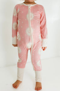 Sleeping Swan Zipper Romper