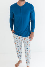 Hanukkah Bears Men's Long Sleeve Top