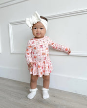 Gingham Pumpkin Pie Twirl Bodysuit