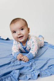 Amelia Bow Zipper Romper