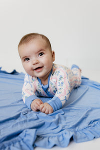 Amelia Bow Zipper Romper