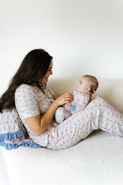 Amelia Bow Zipper Romper