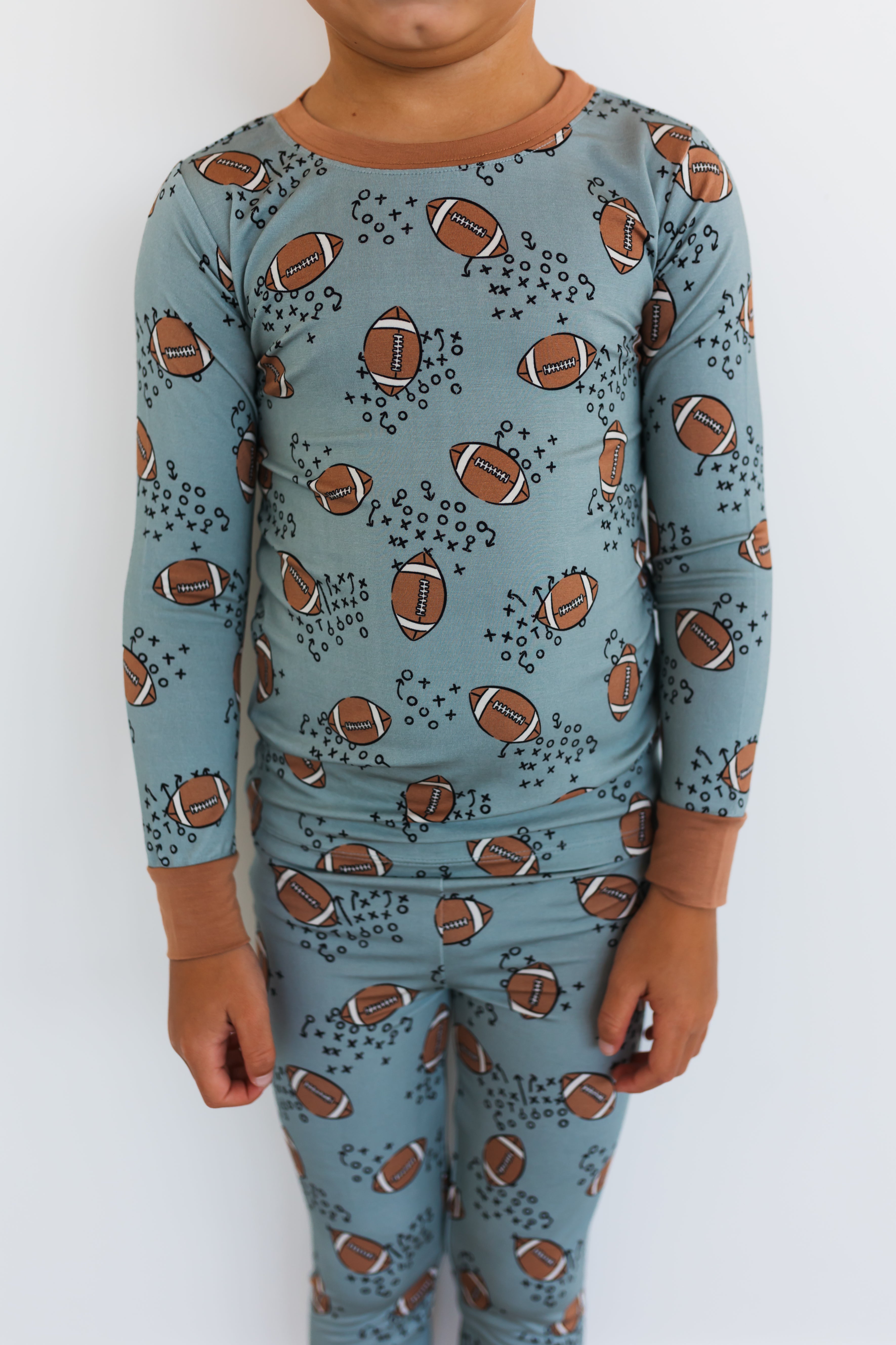 Green Football Two Piece Set