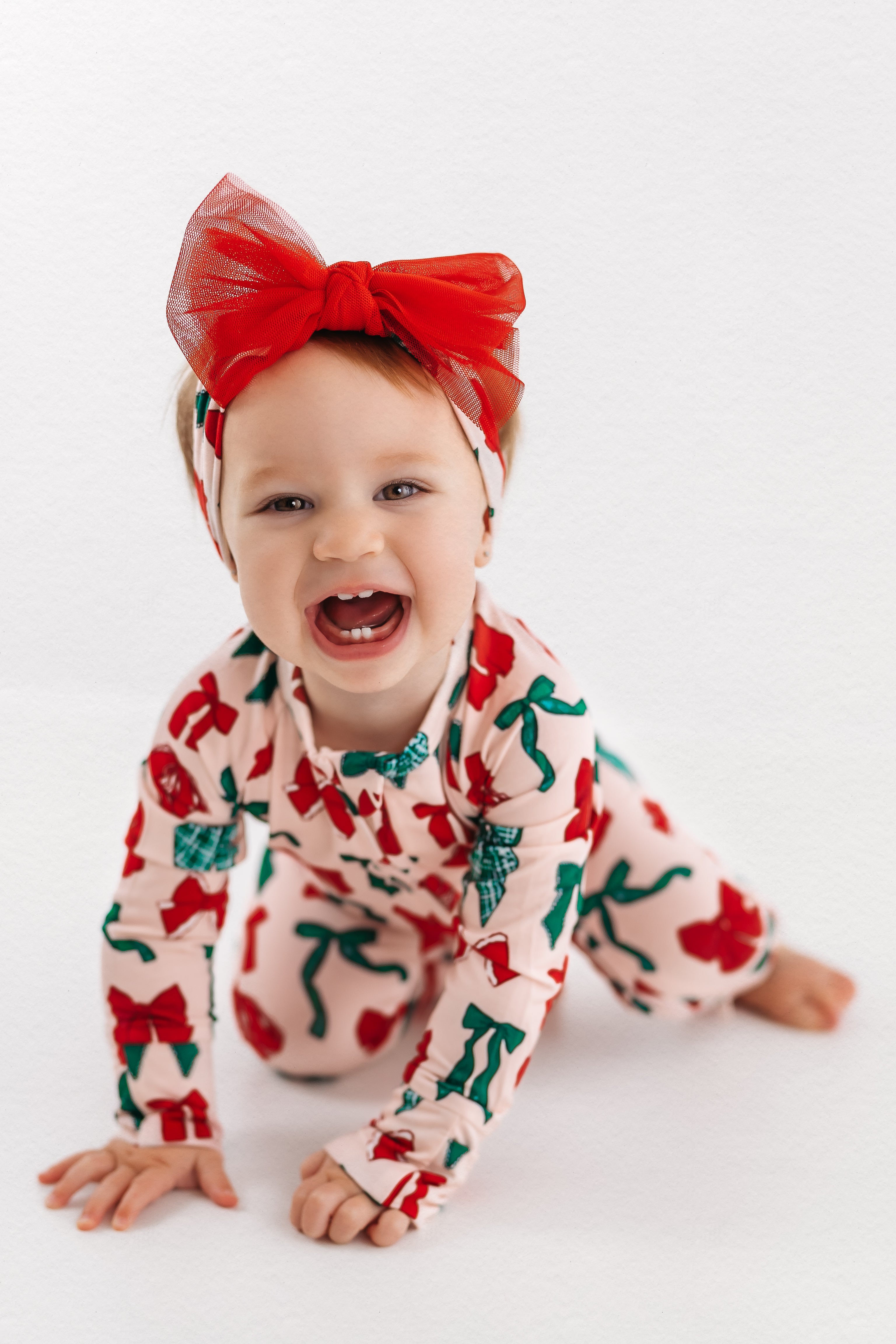 PRE-ORDER SHIPPING 12/3 - Christmas Bows Headband