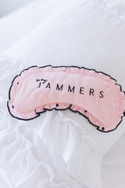 Blush Polka Dot Sleep Mask