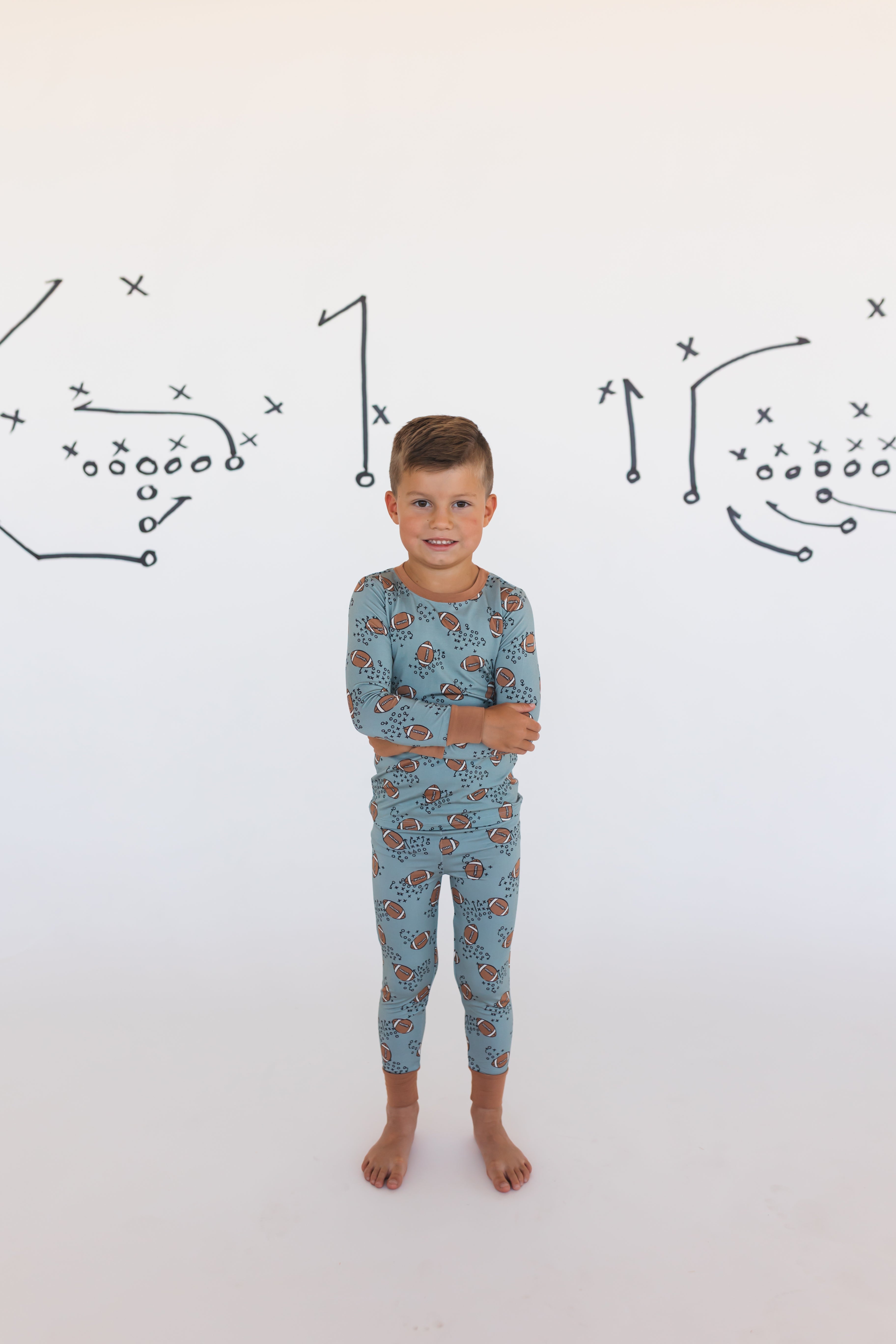 Green Football Two Piece Set