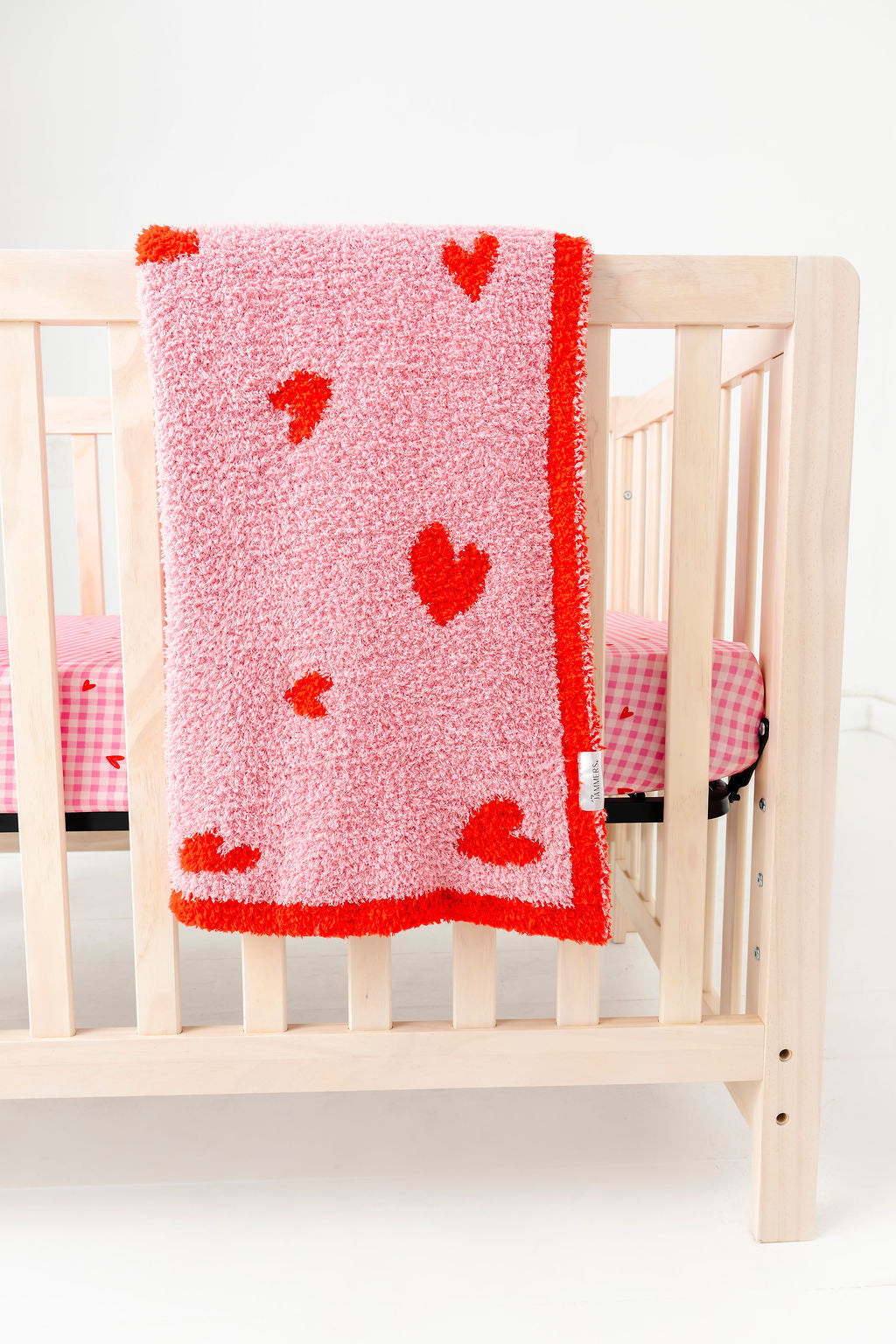 Red Hearts Plush Blanket