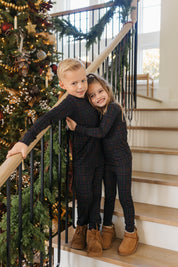 Midnight Mistletoe Plaid Two Piece Set IMJ x Daryl-Ann Denner