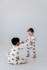 Cruisin Teddy Zipper Romper