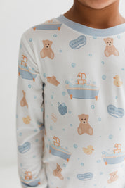 Blue Bath Time Two Piece Set