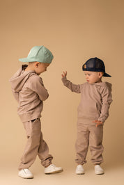 Sand Brown Jogger Set