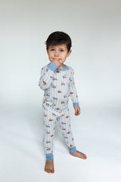 Tractors and Stripes Two Piece Set IMJ x Jenna Johnson