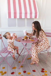 Pumpkin Latte Zipper Romper