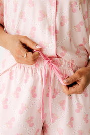 Blush Hydrangea Women's Short Set