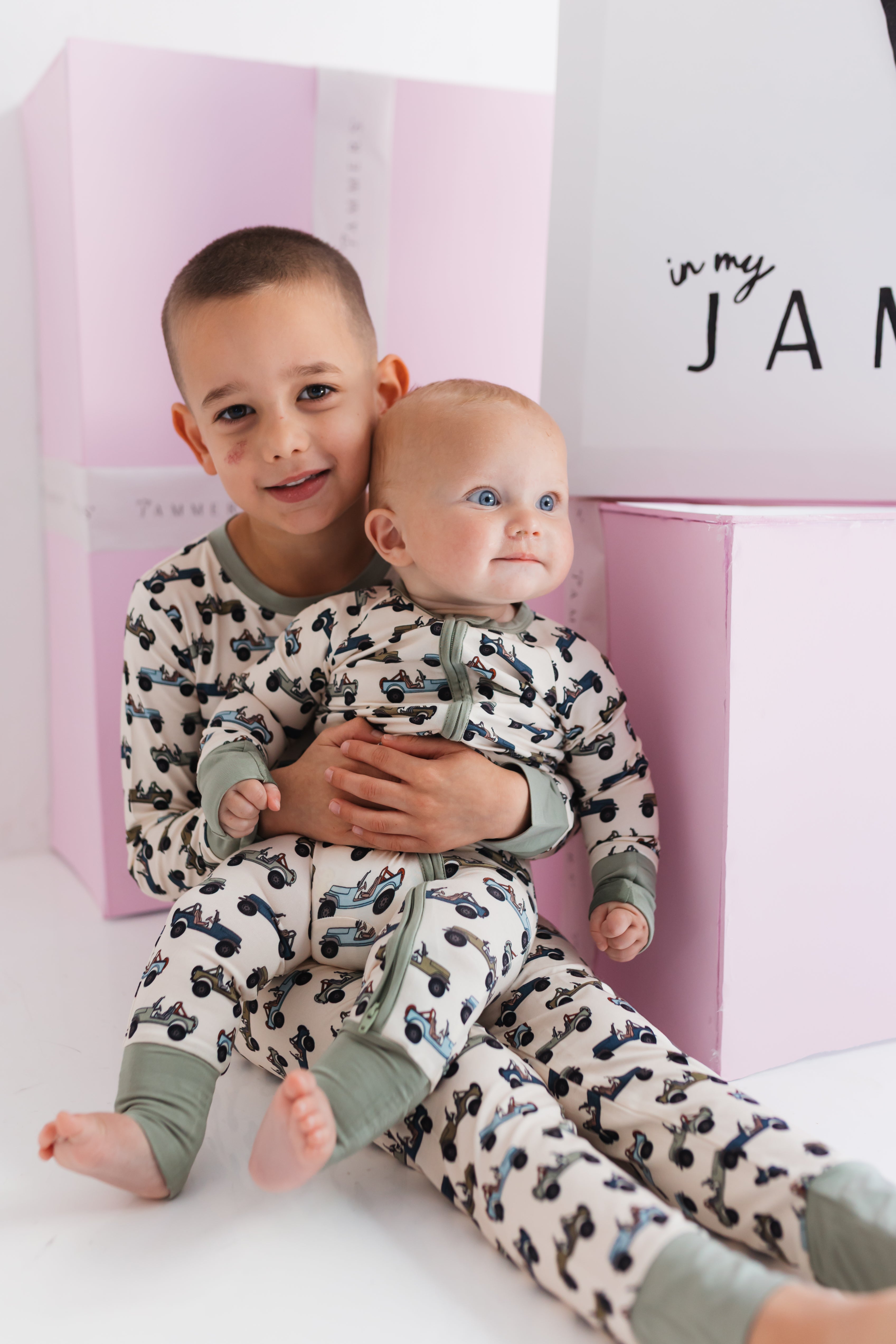 Jeep Beep Beep Zipper Romper