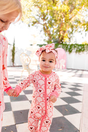 Love You Always Zipper Romper