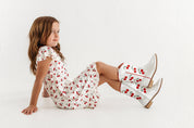 Red Cherry Nightgown Jammers x Wild + Rae