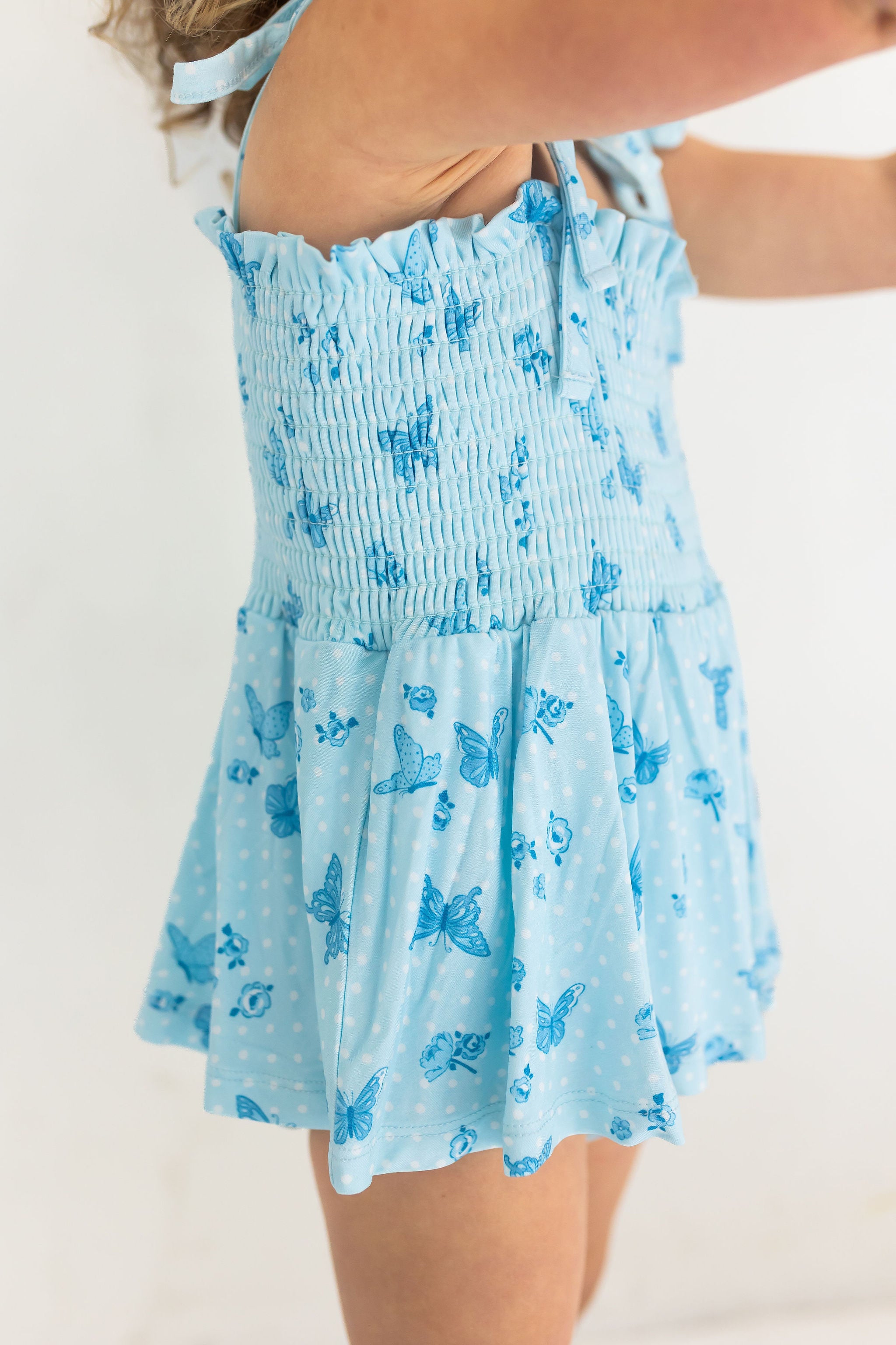 Meadow Smocked Bubble Romper – In My Jammers