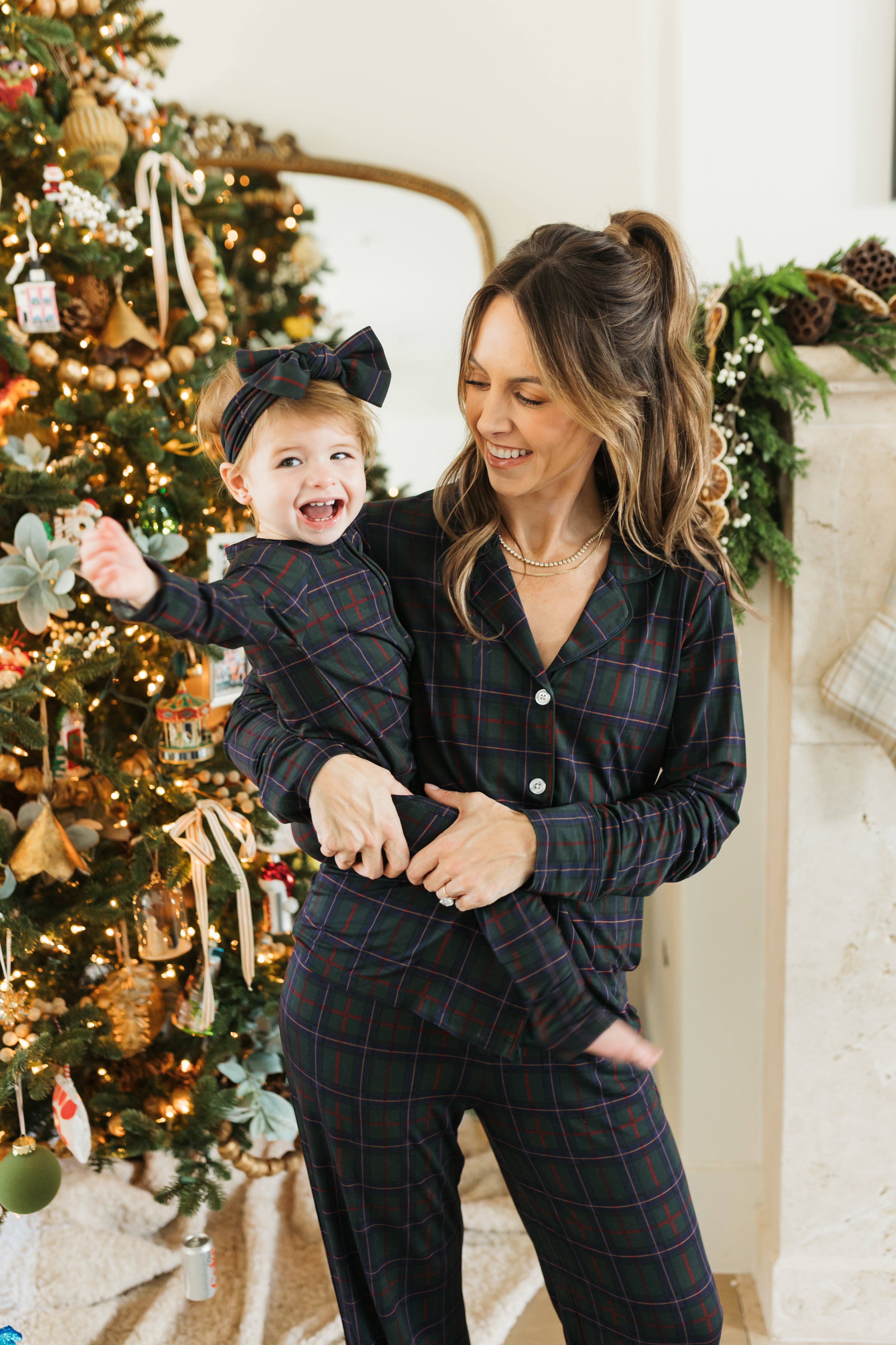 Midnight Mistletoe Plaid Women’s Set IMJ x Daryl-Ann Denner