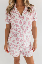 Blush Rose Garden Women's Short Set