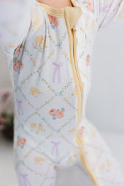 Peep and Petal Zipper Romper