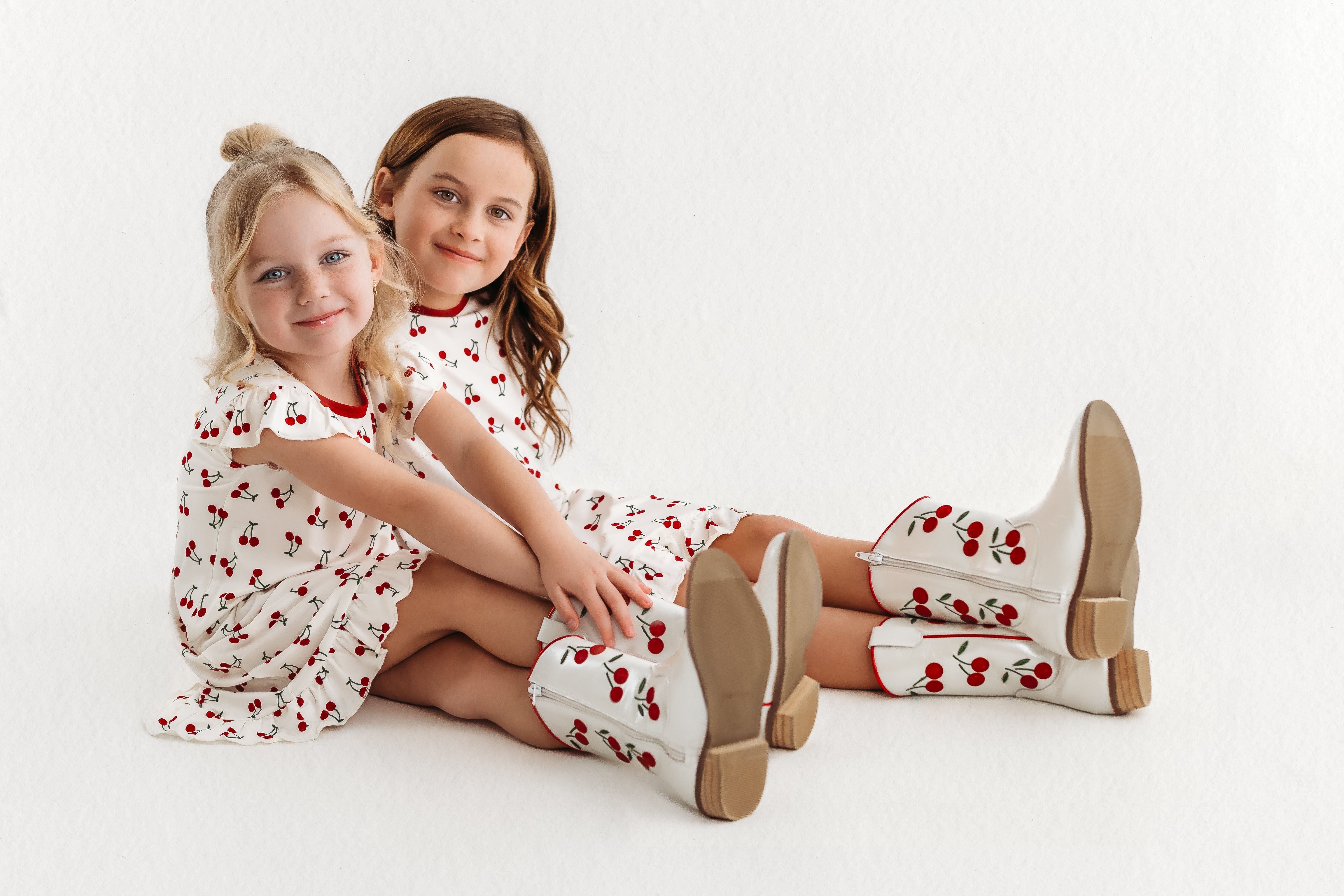 Red Cherry Nightgown Jammers x Wild + Rae