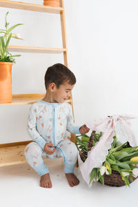 Oliver Rabbit Zipper Romper