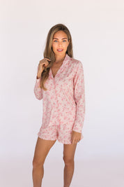 Rosie Bow Women's Long Sleeve Short Set