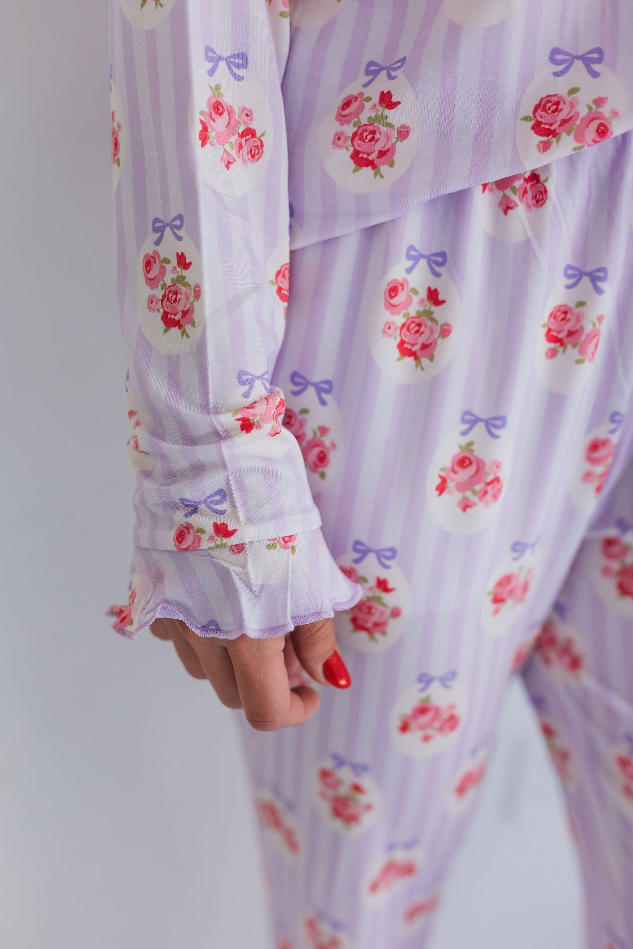 Petal Pop Women's Long Sleeve Ruffle Set