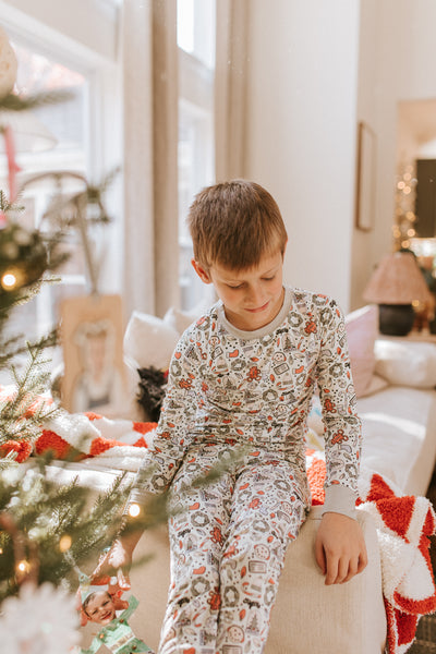 Blue Festive Two Piece Set Jammers x Karrie Locher