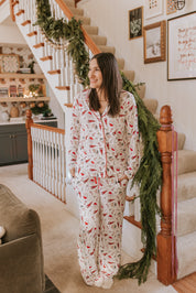 Smiley Santa Women's Set Jammers x Karrie Locher