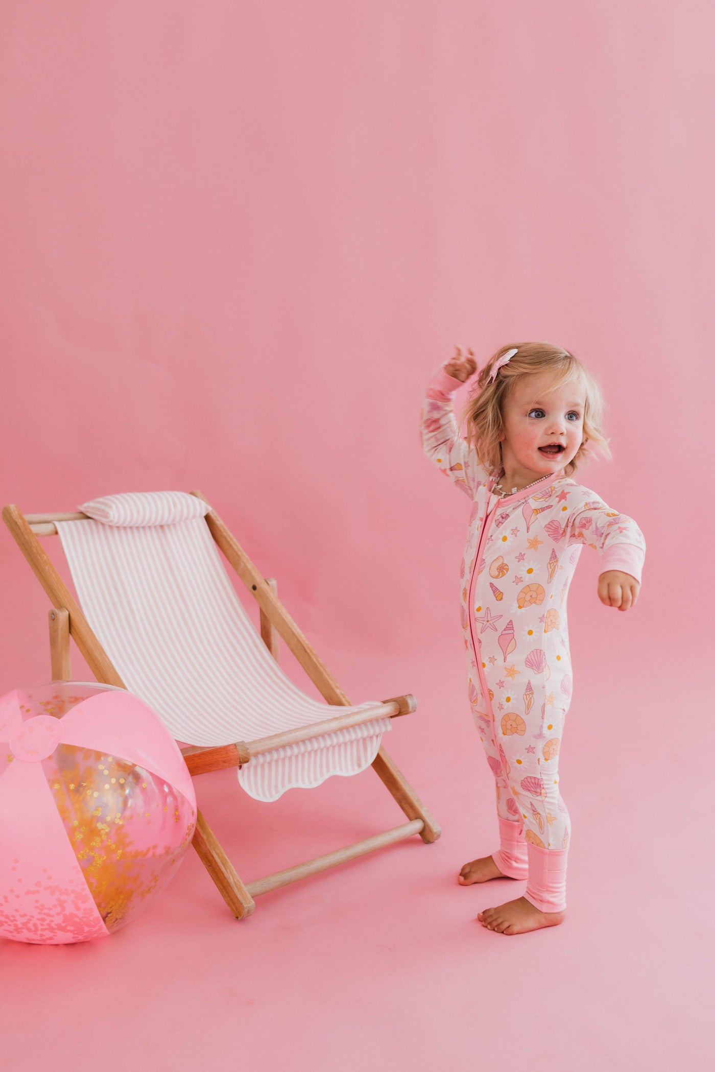 Beach Babe Zipper Romper Jammers x Karissa Abbott.