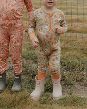 Green Harvest Moon Zipper Romper IMJ x Bre Sheppard