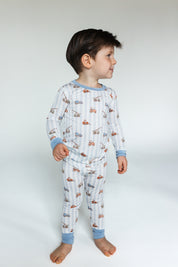 Tractors and Stripes Two Piece Set IMJ x Jenna Johnson