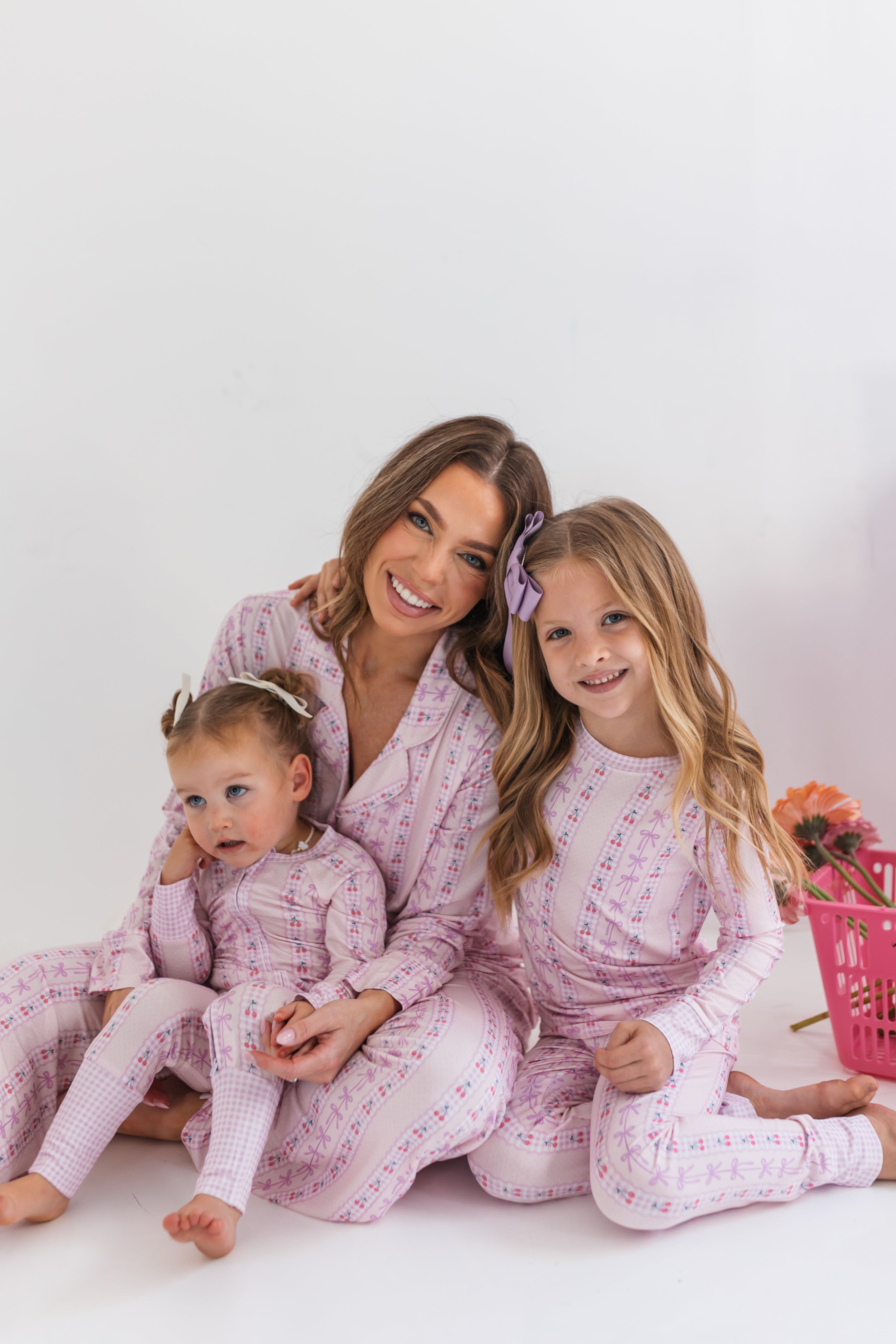 Cherry Gingham Two Piece Set