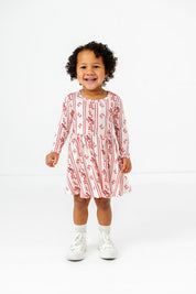 Vintage Love Long Sleeve Twirl Dress