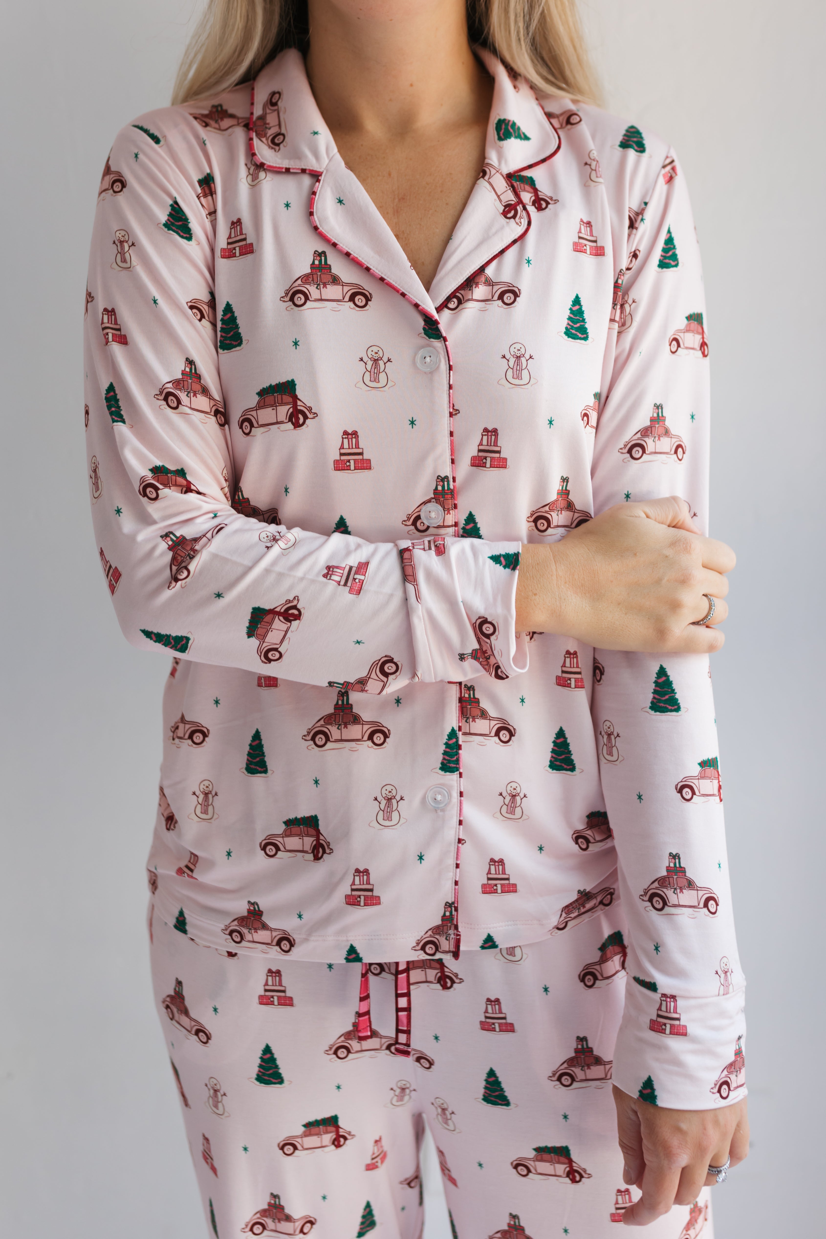 Pink Holly Jolly Cruisers Women's Set