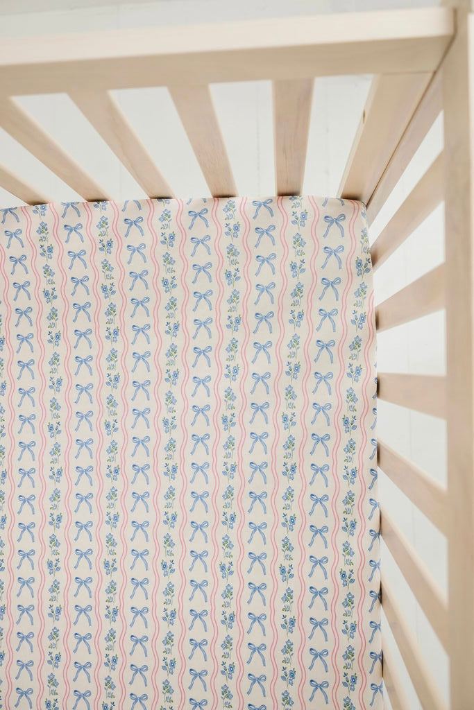 Amelia Bow Crib Sheet