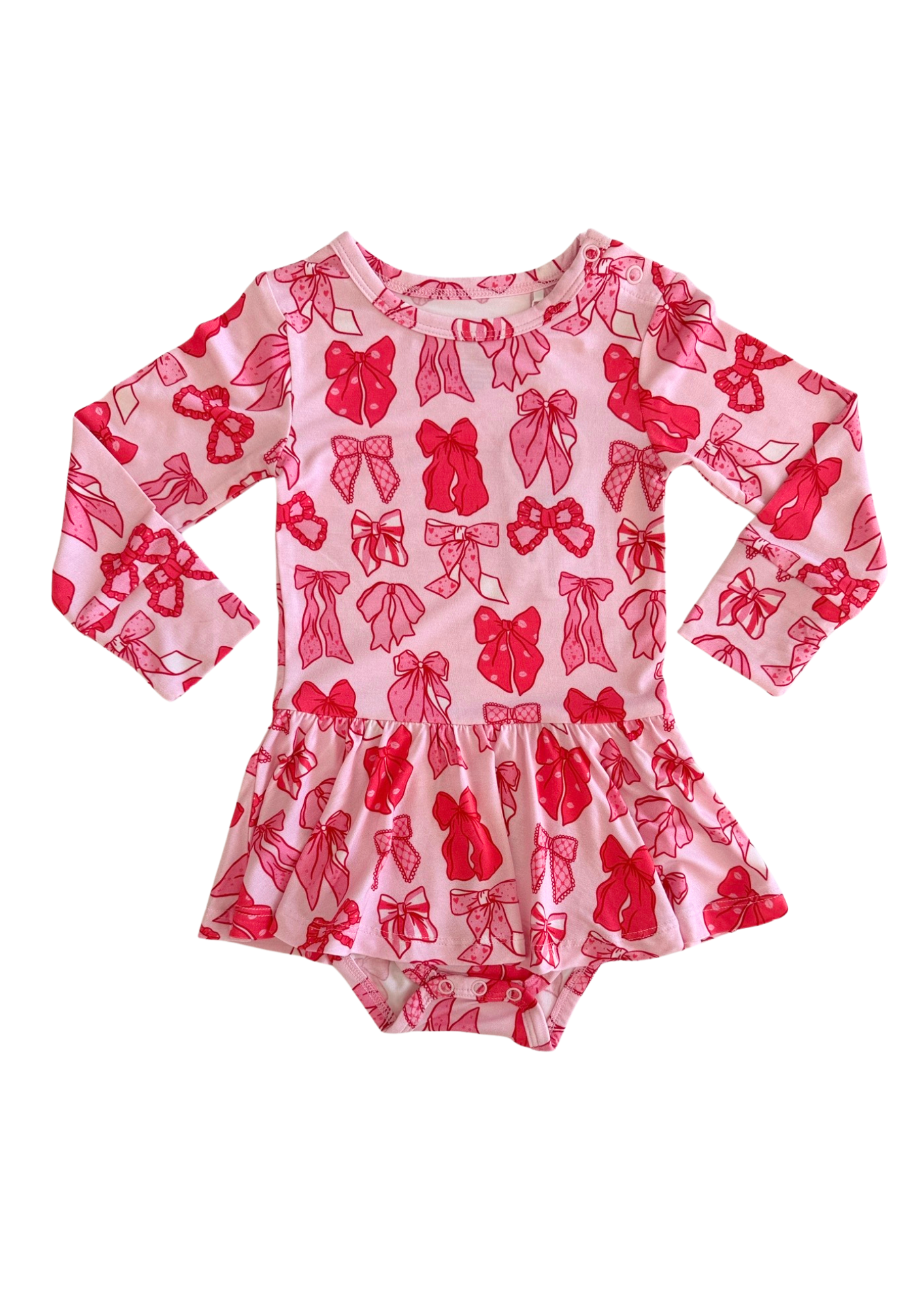 Valentine's Bow Twirl Bodysuit