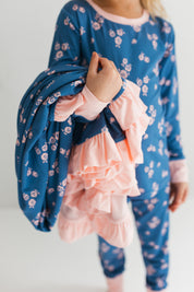 Madelyn Floral Ruffle Blanket